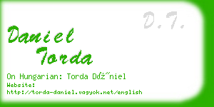 daniel torda business card